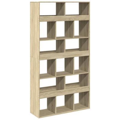 Boekenkast 100x33x187,5 cm bewerkt hout sonoma eikenkleurig - thumbnail