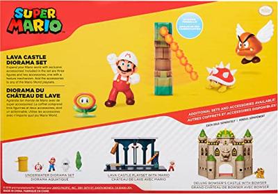 Super Mario Diorama Set - Lava Castle - thumbnail