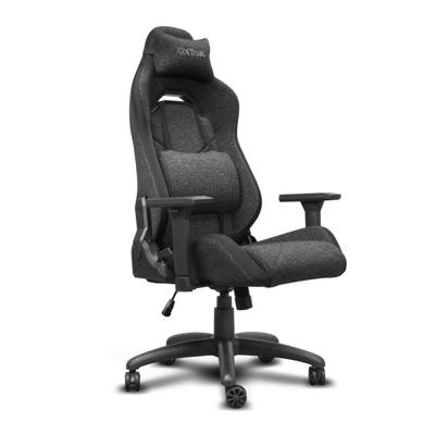 Trust gxt 723 ruya comfortabele stoffen gamingstoel (grijs)