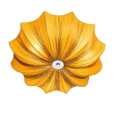 QAZQA Design plafondlamp goud zijden 52 cm 3-lichts - Plu