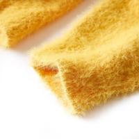 Kindertrui gebreid 140 okerkleurig - thumbnail