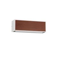 Lyora Solar wandlampBrown wit met hout - 9030585 - thumbnail