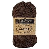 Scheepjes Catona 50g - 162 Black Coffee - thumbnail