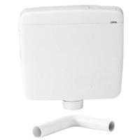 Go by Van Marcke Topazio opbouwreservoir 445 x 135 x 400 mm half hoog met bocht kunststof wit 60505 - thumbnail