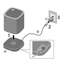 Yamaha CC-T1A TRUE X Laadstation voor WS-X1A Luisprekers Audio accessoire Zwart - thumbnail