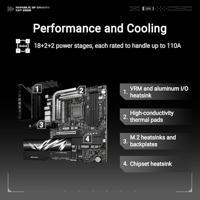 Asus ASUS ROG CROSSHAIR X870E HERO (AM5) (D) Moederbord Socket AMD AM5 Vormfactor ATX Moederbord chipset AMD® X870 - thumbnail