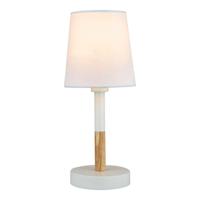 Bureaulamp EDM 32016 Wit Hout Staal 40 W 220-240 V Ø 13 x 32 cm - thumbnail