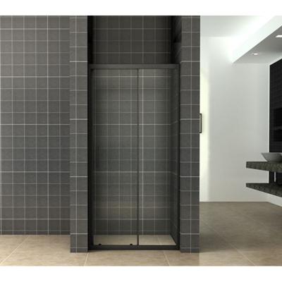 Skyline nis schuifdeur 1300 x 2000 x 8 mm nano helder glas/mat zwart Skyline nis schuifdeur 1300 x 2000 x 8 mm nano helder glas/mat zwart
