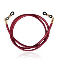 LGT Jewels Rood PU Leren Koord voor Zonnebril of Leesbril - thumbnail