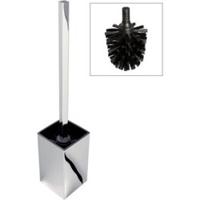 Geesa Hotel Toiletborstel met houder Chroom (zwarte borstelkop) 915113-06 - thumbnail