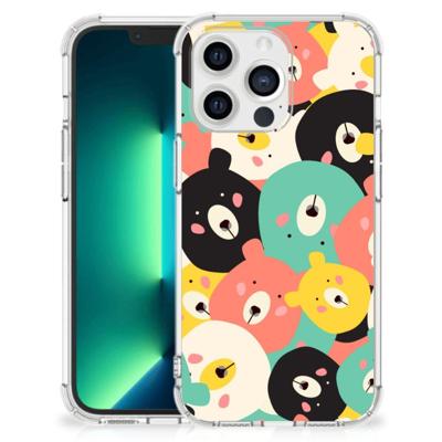 iPhone 13 Pro Max Stevig | Bumper Hoesje | Bears