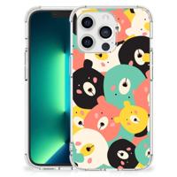 iPhone 13 Pro Max Stevig | Bumper Hoesje | Bears - thumbnail
