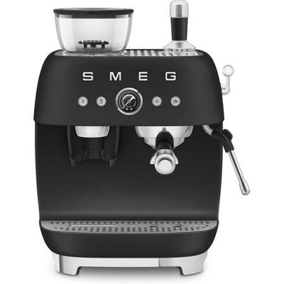 SMEG EGF03BLMEU Handmatige Espressomachine 50's Style - Mat Zwart