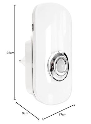 Müller-Licht Nox 27700013 LED-nachtlamp met bewegingsmelder Rechthoekig LED Warmwit Wit