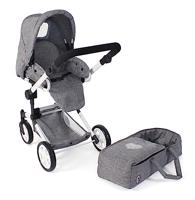 Combi-poppenwagen Jara - Grey Jeans - thumbnail
