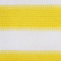 Balkonscherm 120x600 cm HDPE geel en wit - thumbnail
