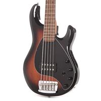 Sterling by Music Man StingRay Ray35 Vintage Sunburst 5-snarige elektrische basgitaar - thumbnail