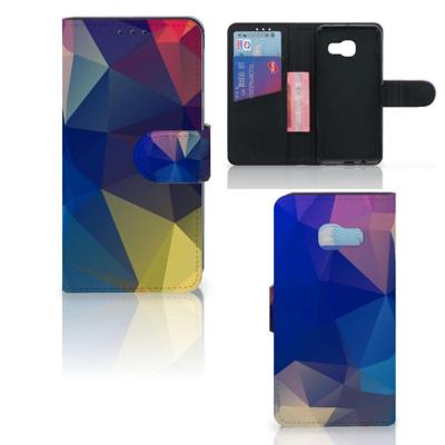 Samsung Galaxy A3 2017 | Book Case | Polygon Dark