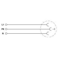 Phoenix Contact EO-CF/UT/GN Schakelkastcontactdoos Groen 1 stuk(s)