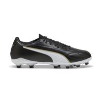 PUMA King 20 Match Gras / Kunstgras Voetbalschoenen (MG) Zwart Wit Goud - thumbnail
