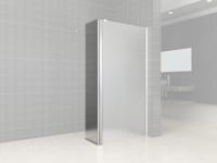 Wiesbaden zijwand+scharnierprof.rechts 350x2000 10 mm NANO geheel matglas - thumbnail