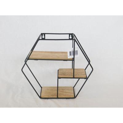 Design wandrek hexagon 30x11x26cm