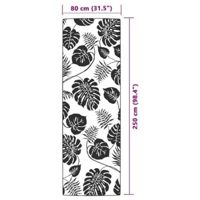 Buitenkleed ARAKIL 80x250 cm polypropeen groen