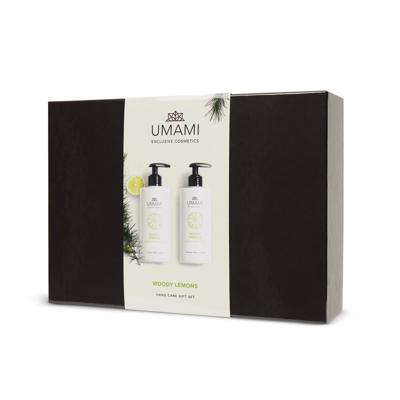 Umami Exclusive Cosmetics Woody Lemons Hand Care Gift Set Bergamot & Ceder
