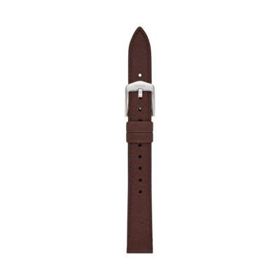 Horlogeband Fossil S141219 Leder Bruin 14mm Horlogeband Fossil S141219 Leder Bruin 14mm