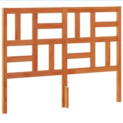 Hoofdbord 150 cm massief grenenhout wasbruin