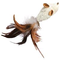 KONG KAT CATNIP FEATHER MUIS 5X2,5X16,5 CM - thumbnail