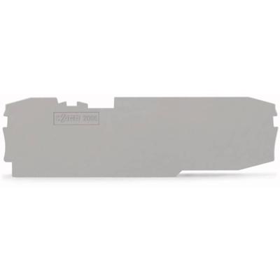 WAGO 2006-8691 Afsluit- en scheidingsplaat Grijs 48 stuk(s)