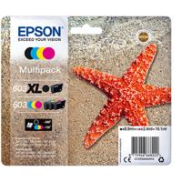 Inktcartridge Epson 603 T03A9 zwart XL+ 3 kleuren - thumbnail