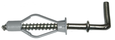 Pgb-Europe smart | lichte hollewandplug + rechte haak ø 8x40 sm0pv3n01080040h