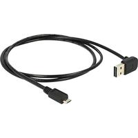 DeLOCK USB-A 2.0 male 90° > Micro-USB male kabel - thumbnail