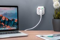 Digitus DN-95400 Overspanningsbeveiliging 1 AC-uitgang(en) 230 V Wit - thumbnail