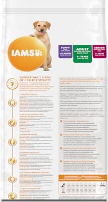 Iams for Vitality Adult Large met lam hondenvoer 12 kg