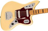 Fender Vintera II 70s Jaguar MN Vintage White elektrische gitaar met deluxe gigbag - thumbnail
