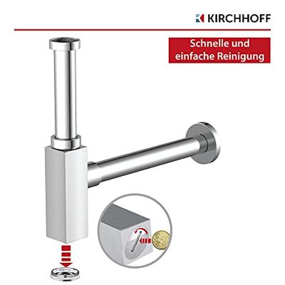 Kirchhoff DS-3WK sifon, chroom, 1 1/4" x 32 mm - 98803740