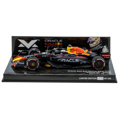 1:43 RB18 GP France 2022 - Winnaar Max Verstappen - Schaalmodel - Red Bull Racing 1:43 RB18 GP France 2022 - Winnaar Max Verstappen - Schaalmodel - Red Bull Racing