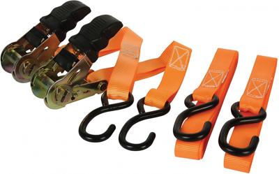 Spanband met opspanratel 500 kg 25 mm x 5 m 2 st. Velleman - Velleman