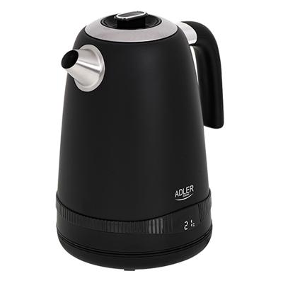 Adler AD 1295b Stalen Waterkoker 1,7 l Zwart
