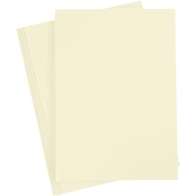 Creativ Company Karton, a4, vel 210x297 mm, 210 gr, pastel geel, 10 vel/ 1 doos