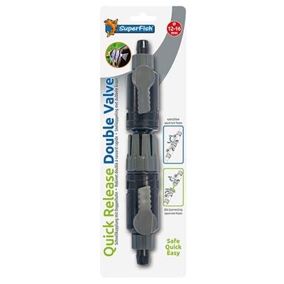 Aquarium benodigdheden Dubbelkraan snelkoppeling 12-16 Superfish - Superfish