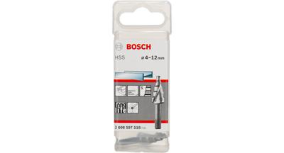 Bosch Accessories 2608588065 HSS Getrapte boor 4 - 12 mm TiAIN Gezamenlijke lengte 66.5 mm 3 vlakken schacht 1 stuk(s) - thumbnail