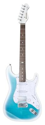 Mooer MSC41 Pro Guitar Dreamy Blue elektrische gitaar met gigbag