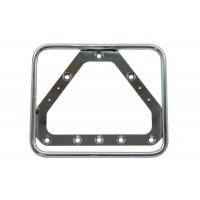 Kentekenplaat-houder retro chr liggend