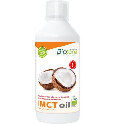 Biotona MCT olie puur bio 500 Milliliter
