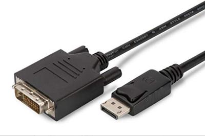 DisplayPort - DVI 24+1 M-M 2 m zwart videokabel-adapter