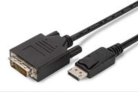 DisplayPort - DVI 24+1 M-M 2 m zwart videokabel-adapter - thumbnail